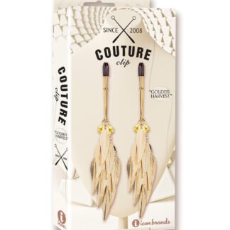 Couture Clips Luxury Nipple Clamps - Golden Harvest
