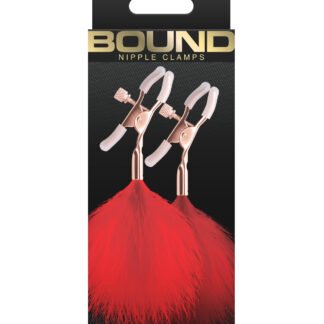 Bound F1 Nipple Clamps - Red