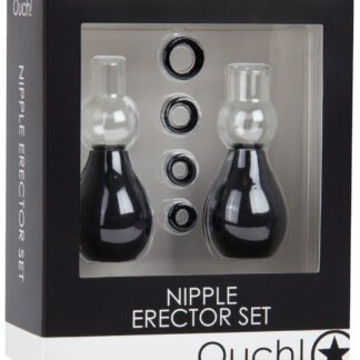 Shots Ouch Nipple Erector Set - Black