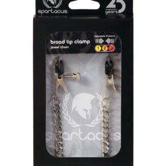 Spartacus Adjustable Broad Tip Clamps - Jewel Chain