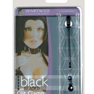 Spartacus Black Beaded Clit Clamps