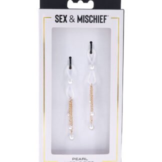 Sex & Mischief Pearl Nipple Ties